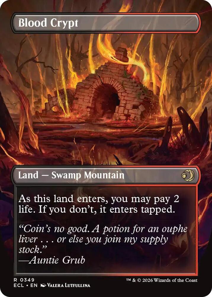 Blood Crypt (Borderless) #349 Lorwyn Eclipsed