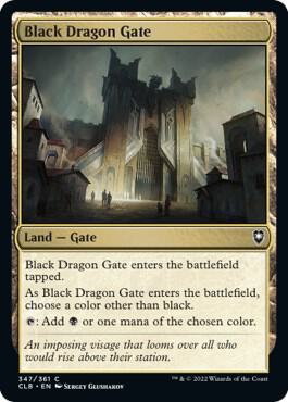 Black Dragon Gate #347 FOIL Commander Legends: Battle for Baldur's Gate