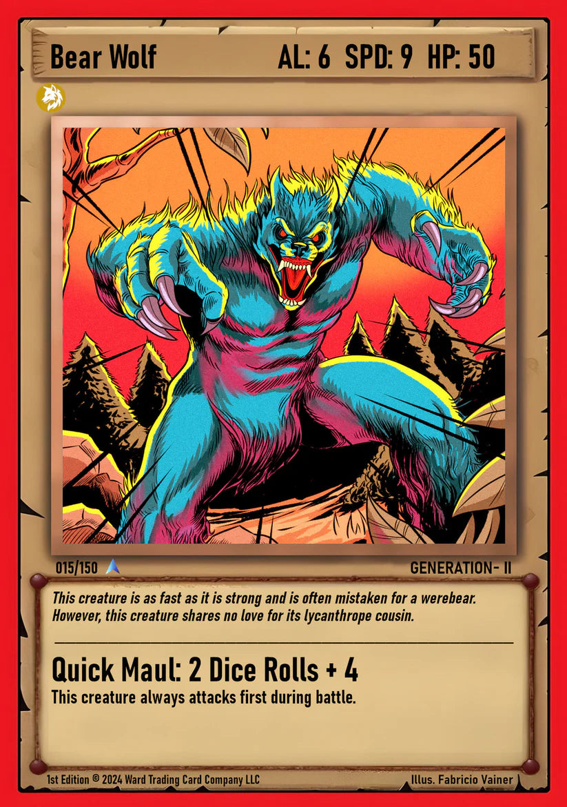 Bear Wolf #15 Ward Gen II