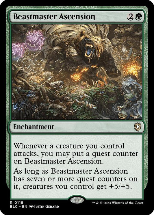 Beastmaster Ascension #118 Commander: Bloomburrow