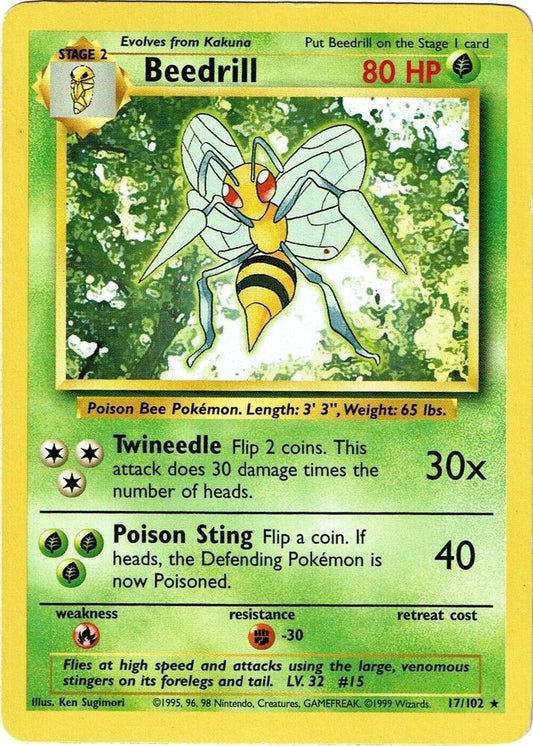 Beedrill #17 Base Set