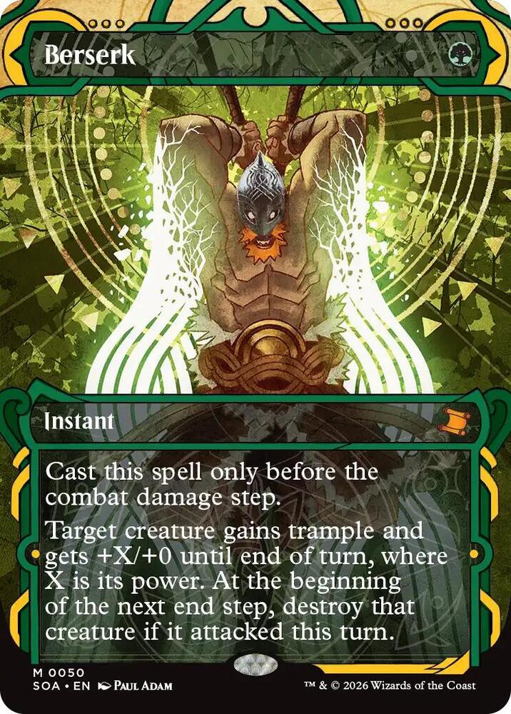 Berserk #50 FOIL Secrets of Strixhaven: Mystical Archive