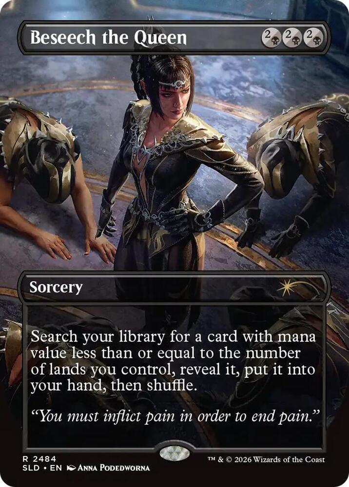 Beseech the Queen #2484 FOIL Secret Lair Drop Series