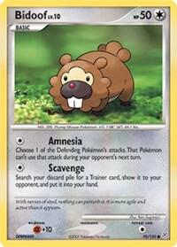Bidoof #70 Diamond and Pearl