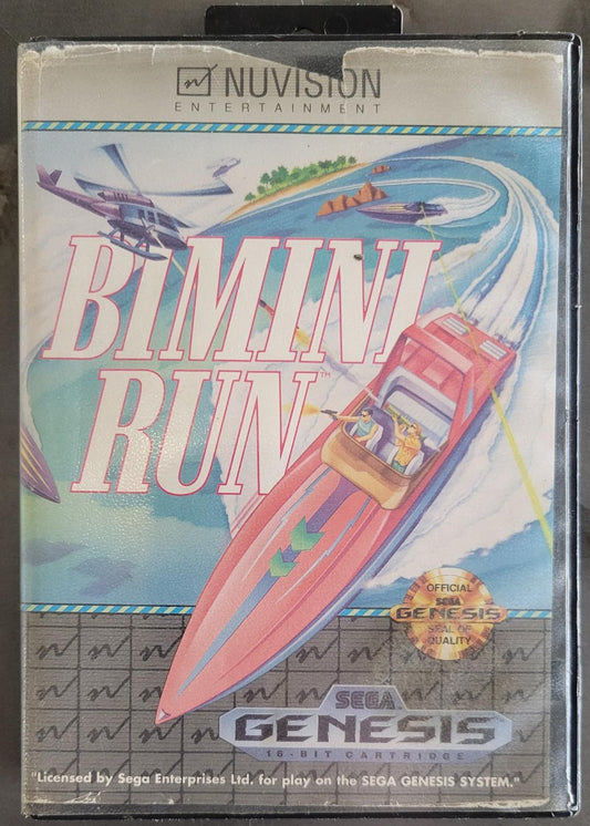 Genesis Bimini Run (No instructions, cover art damage, rental stickers on label)