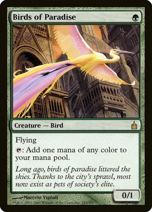 Birds of Paradise #153 Ravnica: City of Guilds
