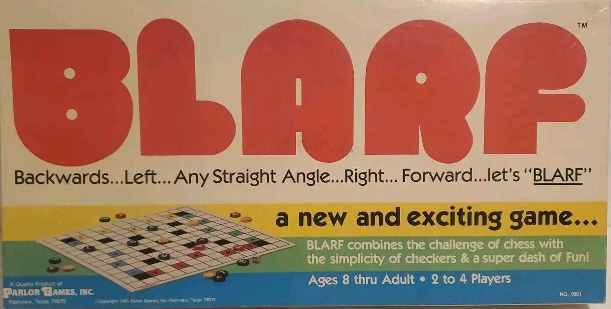 BLARF the Board Game NEW/SEALED (1981)