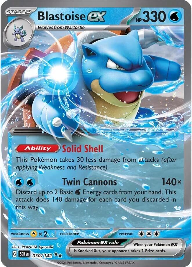 Blastoise EX #30 SV07: Stellar Crown