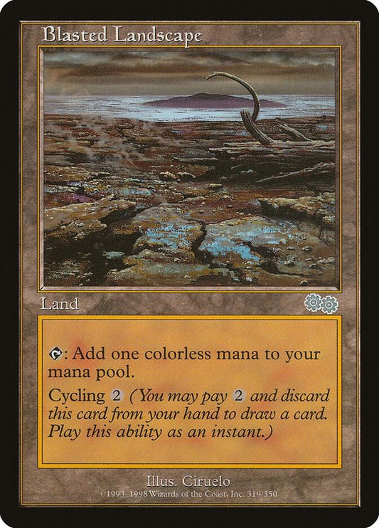 Blasted Landscape #319 Urza's Saga
