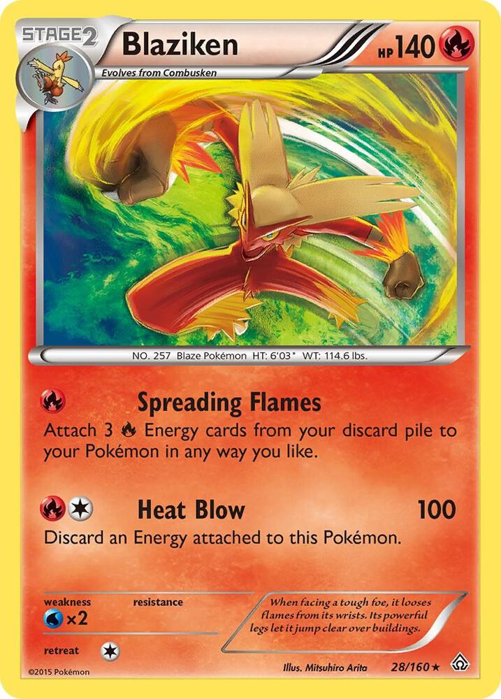 Blaziken #28 HOLOFOIL XY - Primal Clash