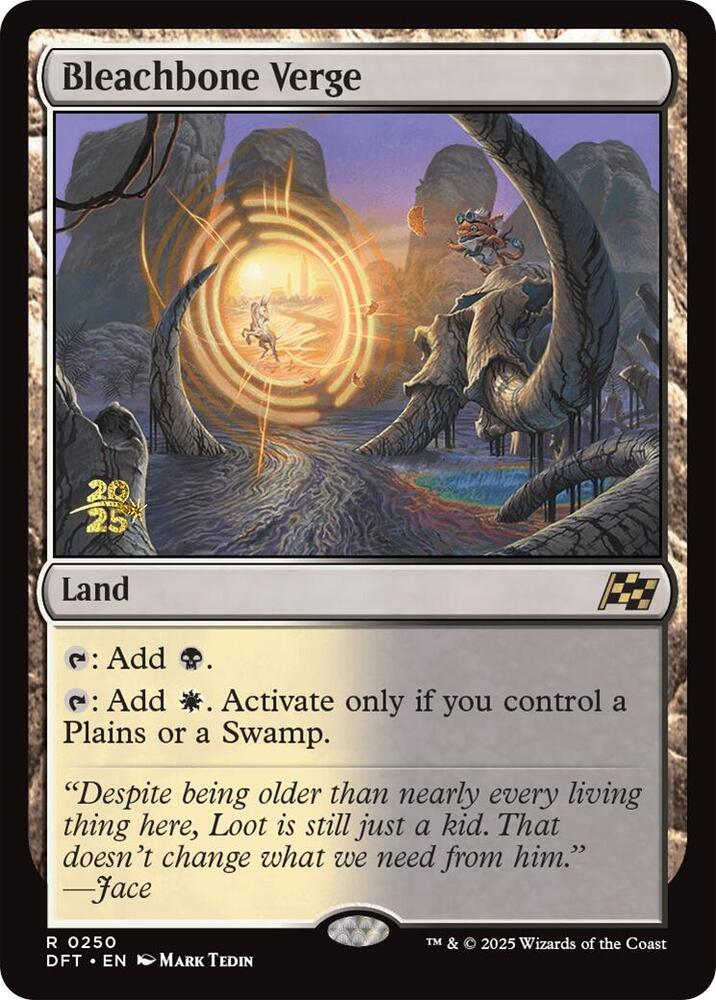 Bleachbone Verge #250 FOIL Prerelease Cards (Aetherdrift)