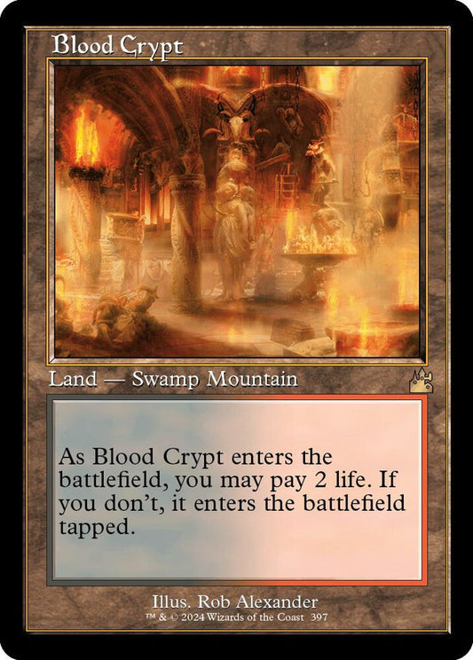Blood Crypt #397 (Retro Frame) Ravnica Remastered