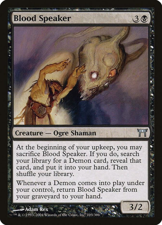 Blood Speaker #103 Champions of Kamigawa