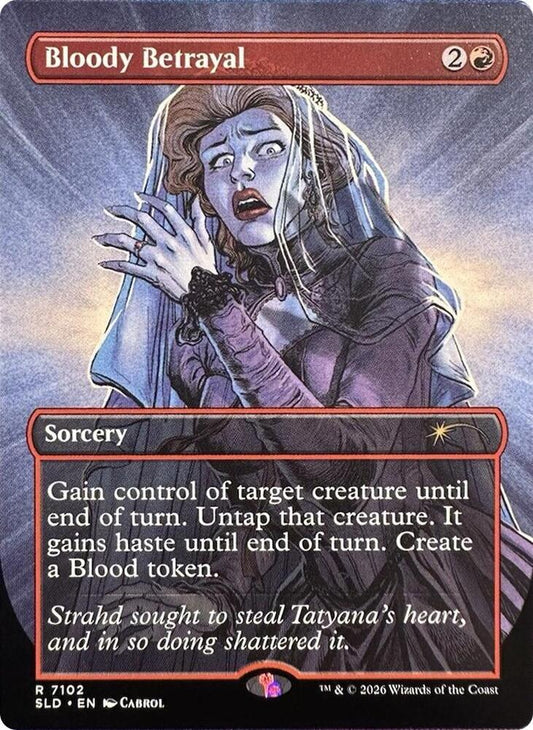 Bloody Betrayal #7102 FOIL Secret Lair Drop Series