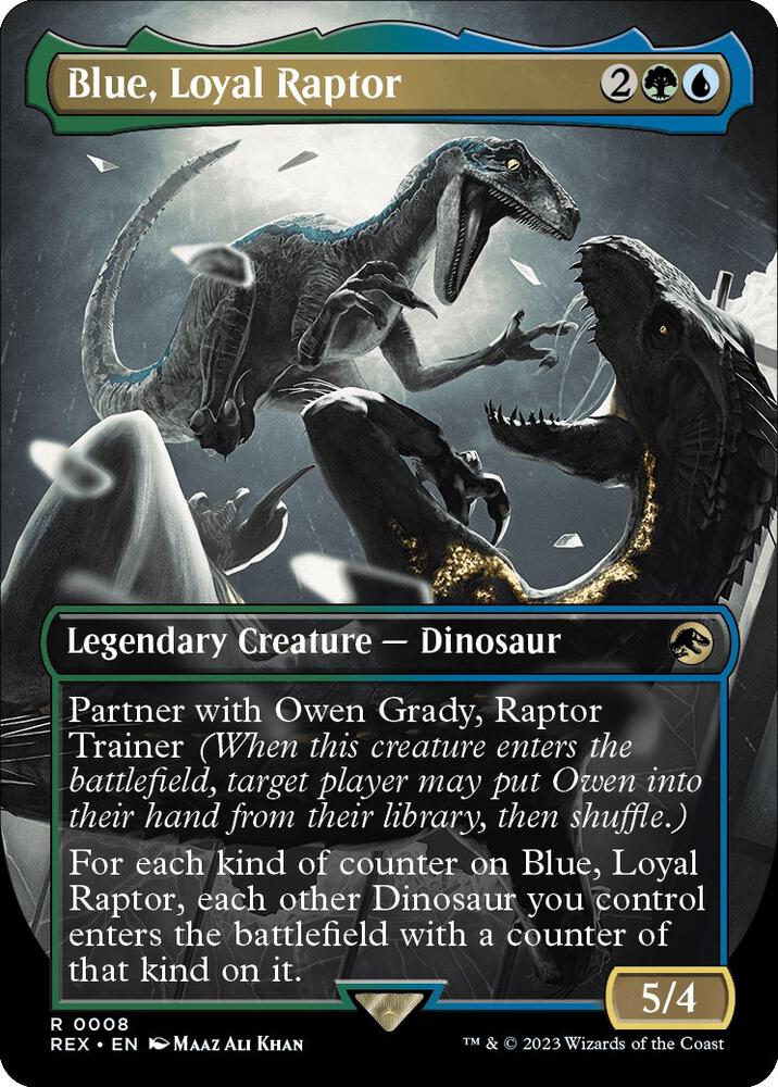 Blue, Loyal Raptor #8 Universes Beyond: Jurassic World Collection