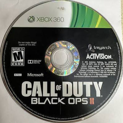 XB360 Call of Duty: Black Ops II (Disc Only)