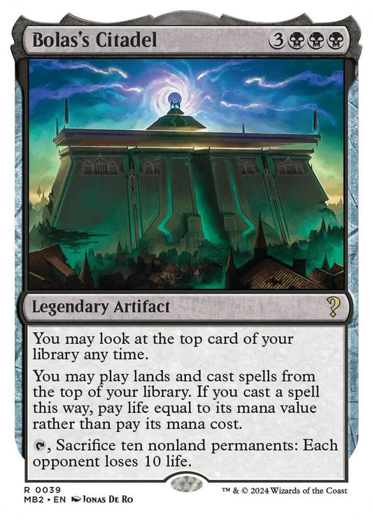 Bolas's Citadel (White Border) #39 Mystery Booster 2