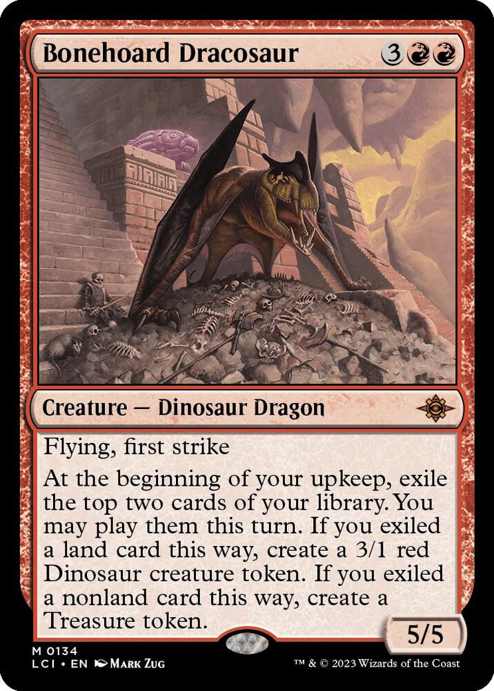Bonehoard Dracosaur #134 Lost Caverns of Ixalan