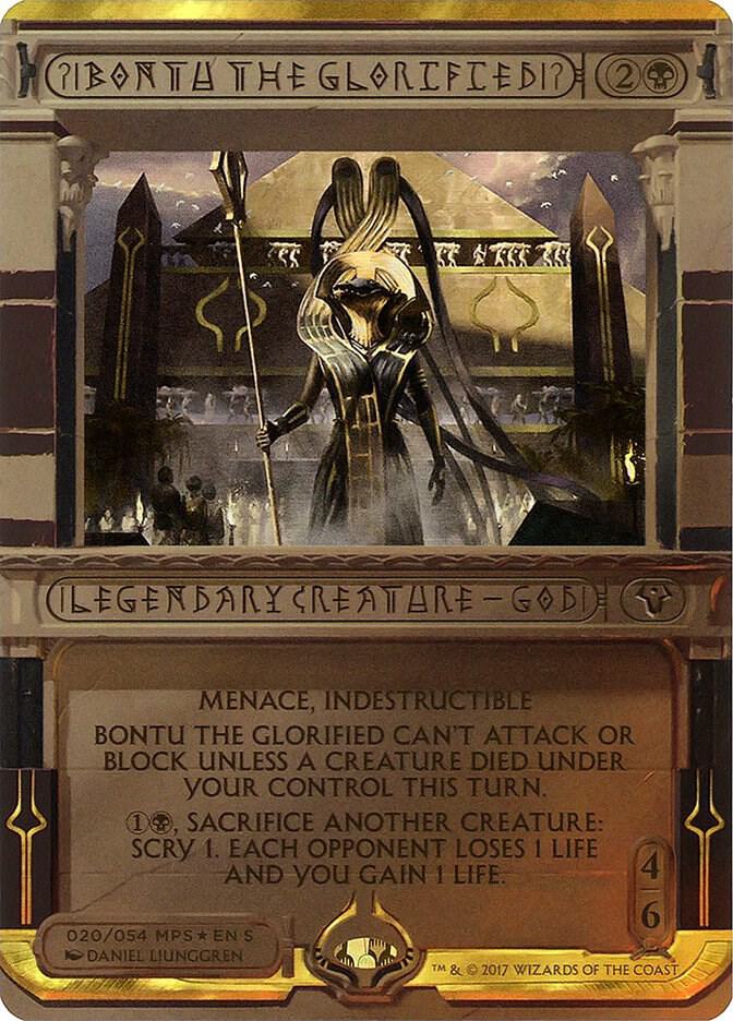 Bontu the Glorified #20 Masterpiece Series: Amonkhet Invocations