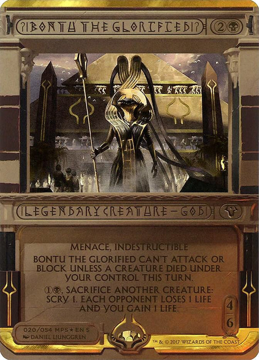 Bontu the Glorified #20 Masterpiece Series: Amonkhet Invocations