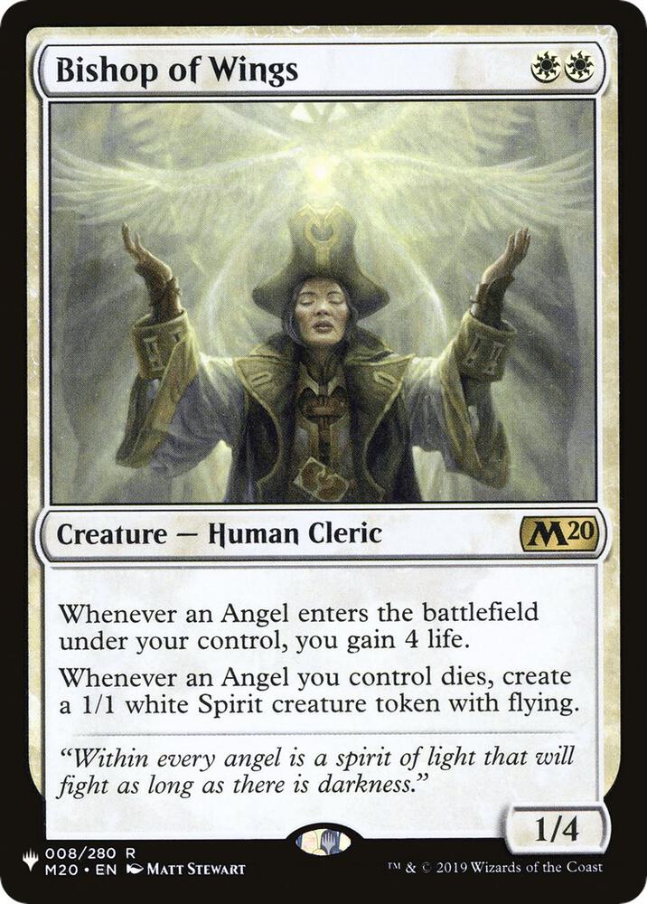 Bishop of Wings #8 The List Reprints