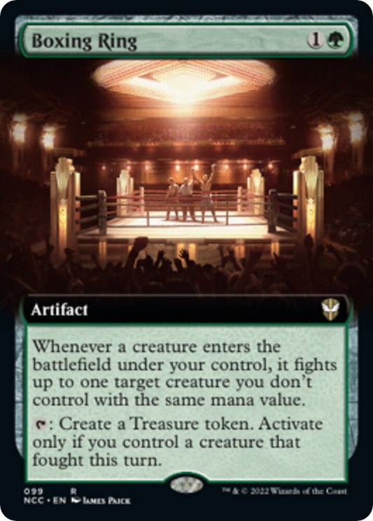 Boxing Ring #99 (Extended Art) FOIL Commander: Streets of New Capenna