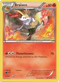 Braixen #26 REVERSE HOLOFOIL XY - BREAKthrough