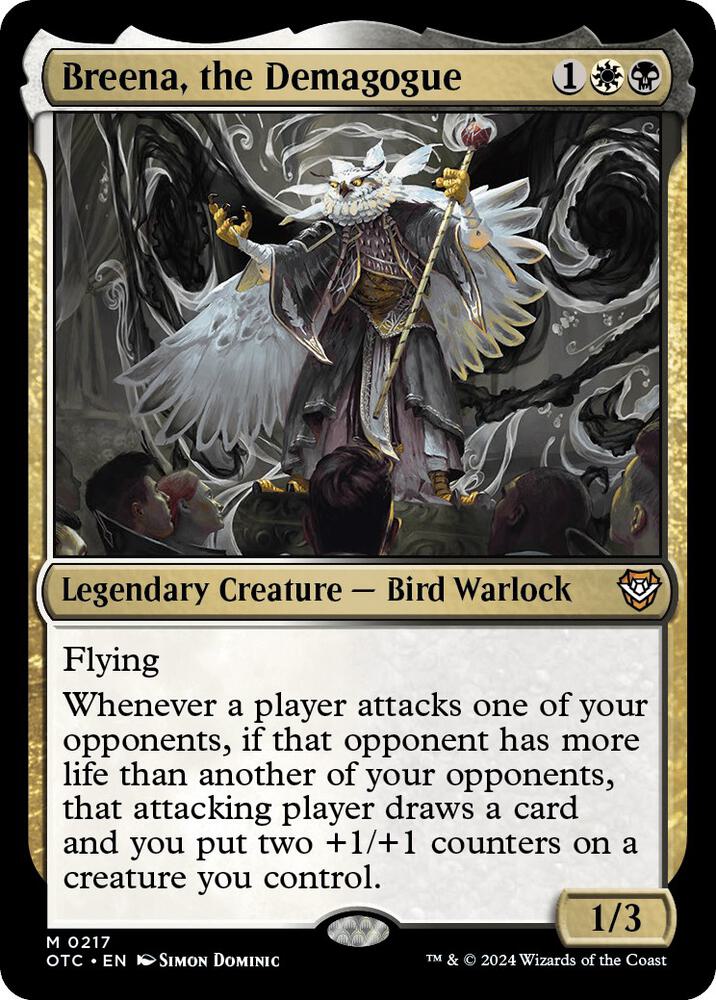 Breena, the Demagogue #217 Commander: Outlaws of Thunder Junction