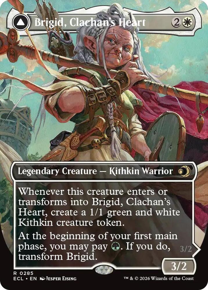 Brigid, Clachan's Heart (Borderless) #285 Lorwyn Eclipsed
