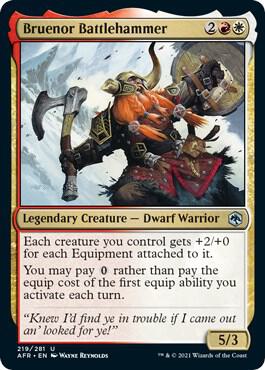 Bruenor Battlehammer #219 Adventures in the Forgotten Realms