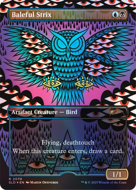 Baleful Strix #2070 RAINBOW FOIL Secret Lair Drop Series