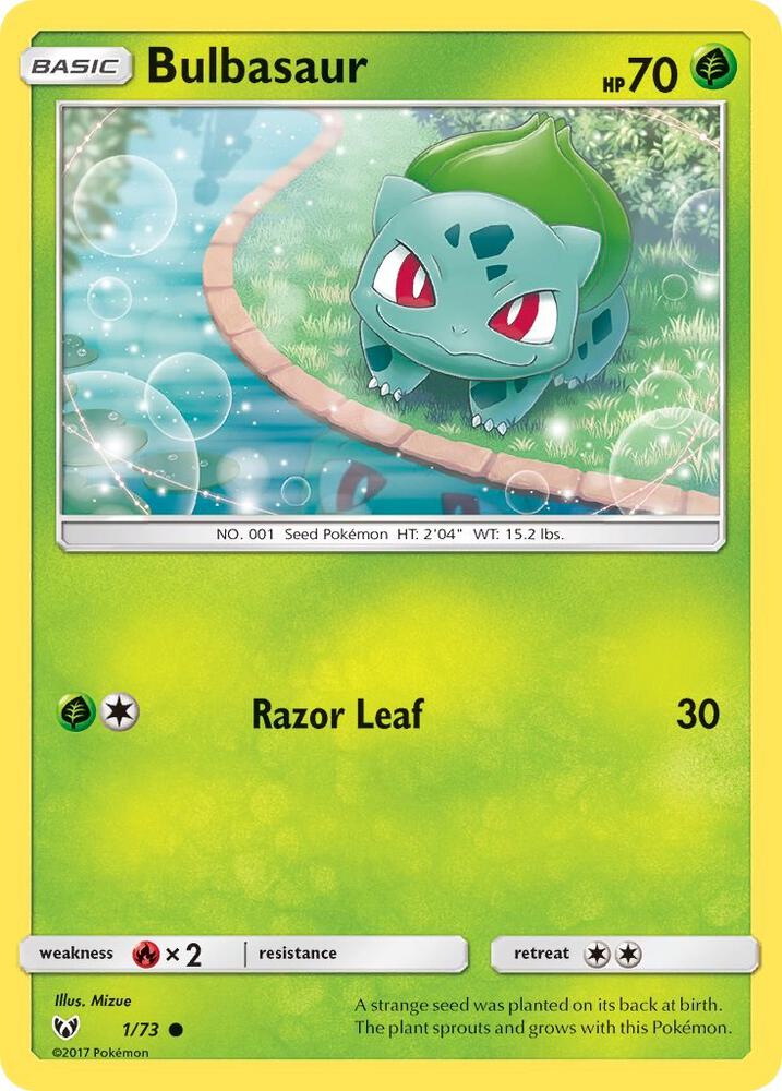 Bulbasaur #1 Shining Legends