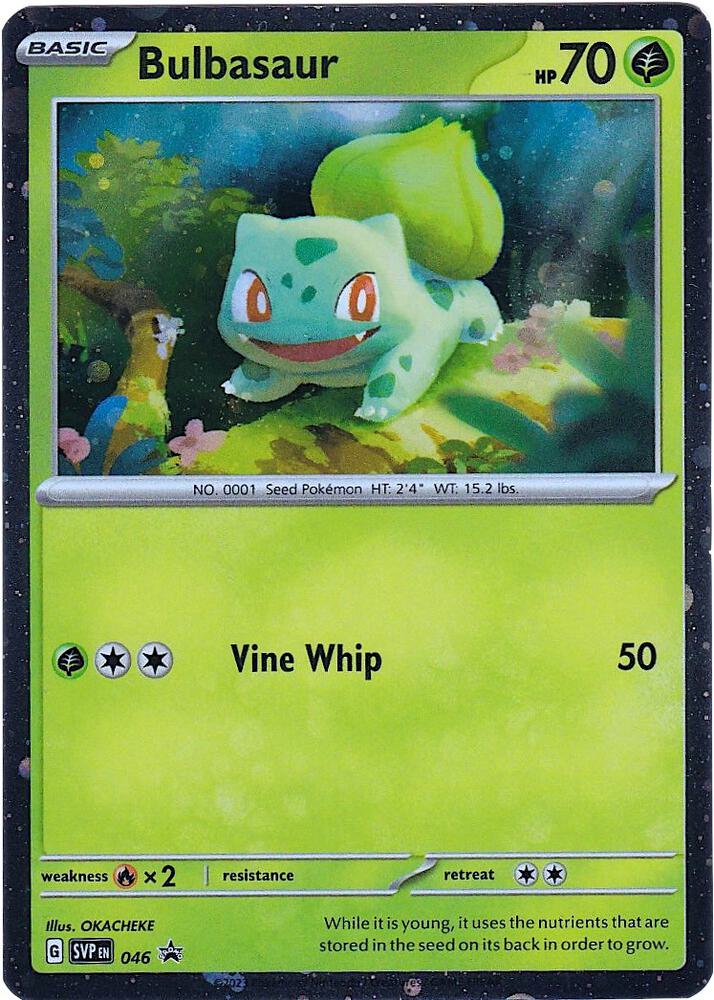 Bulbasaur #46 COSMOS HOLOFOIL SV: Scarlet & Violet Promo Cards