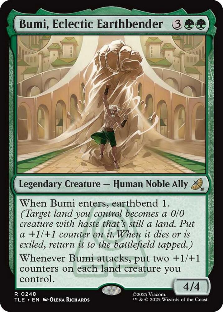 Bumi, Eclectic Earthbender #248 Avatar: The Last Airbender: Eternal-Legal