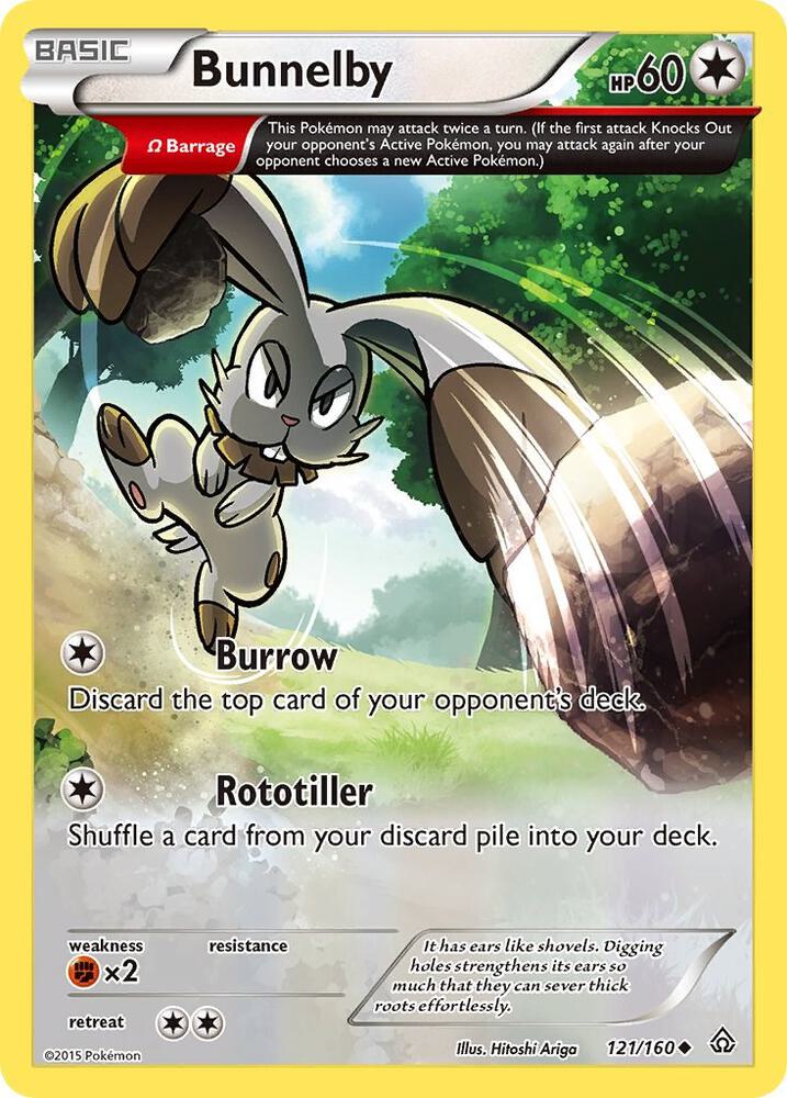 Bunnelby (Omega) #121 XY - Primal Crash