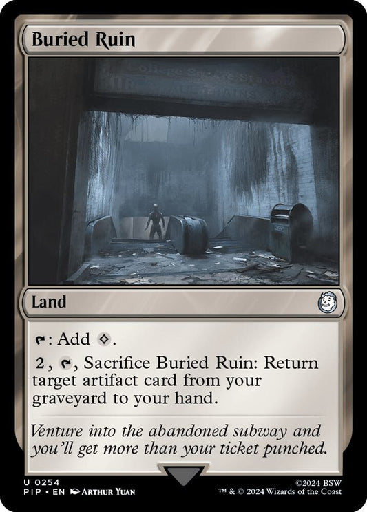 Buried Ruin #254 Universes Beyond: Fallout
