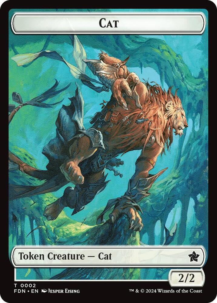 Cat #1 // Cat #2 Token FOIL Foundations