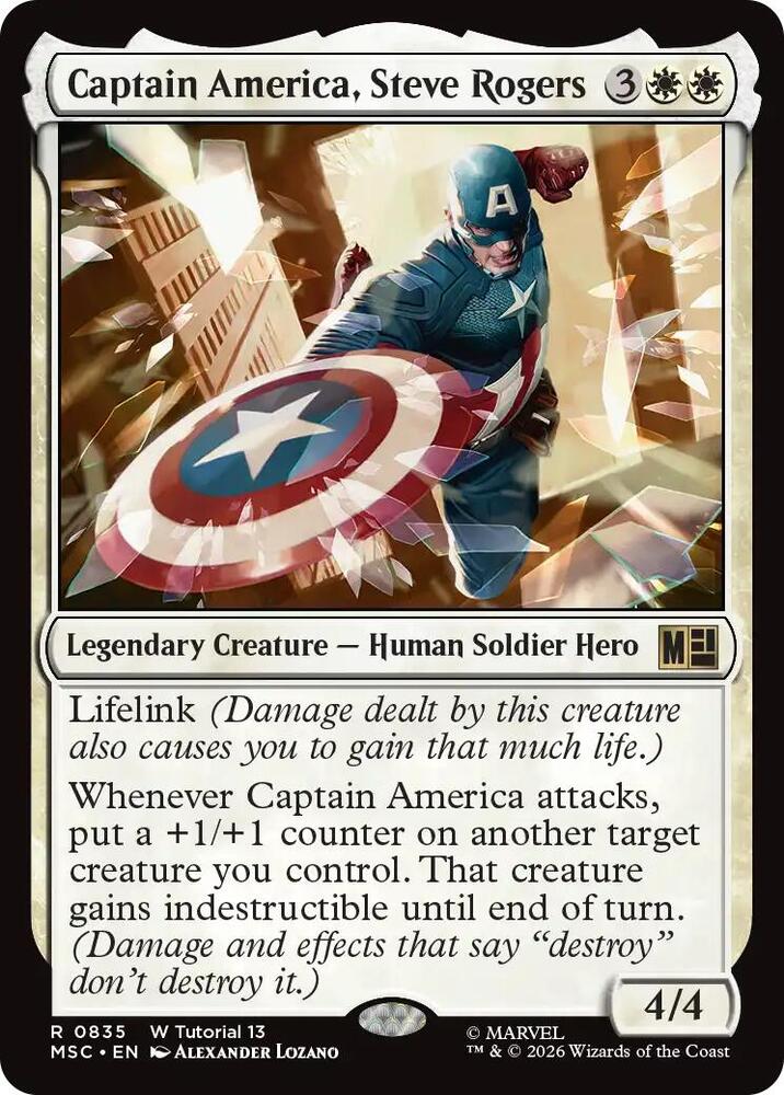 Captain America, Steve Rogers #835 Commander: Marvel Super Heroes