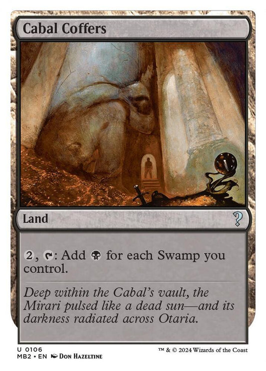 Cabal Coffers #106 (White Border) Mystery Booster 2