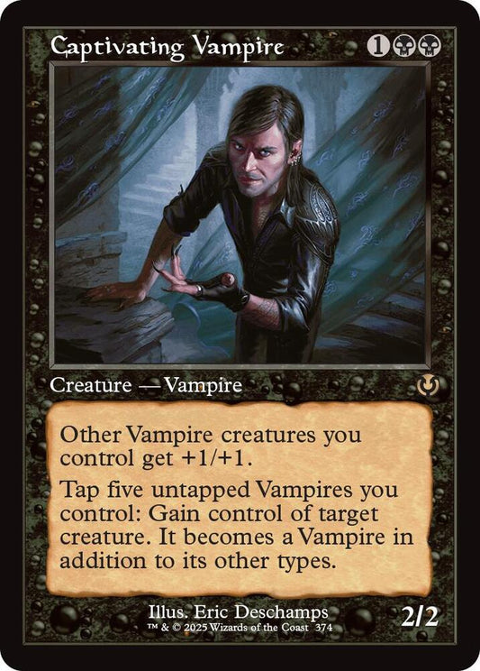 Captivating Vampire #374 (Retro Frame) FOIL Innistrad Remastered