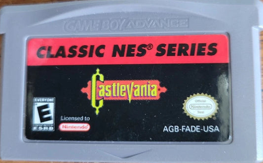 Gameboy Advance Castlevania (Classic NES Series)