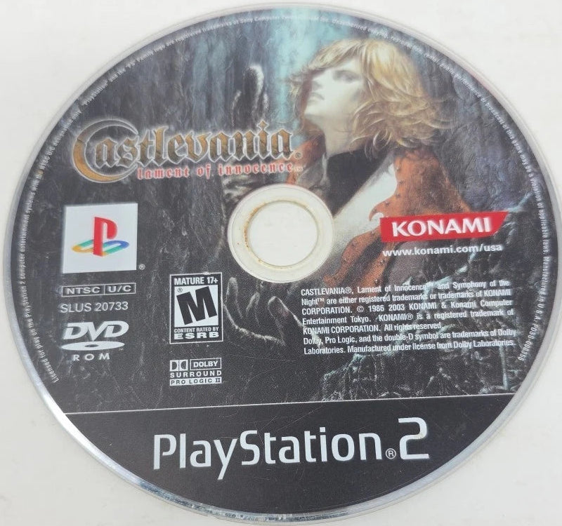 PS2 Castlevania: Lament of Innocence (Disc Only)