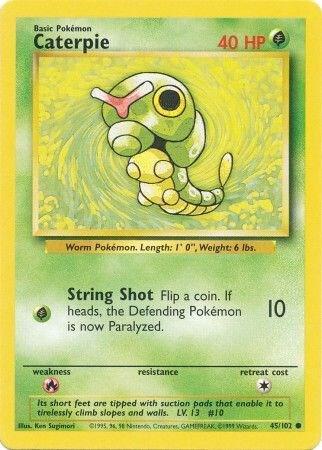 Caterpie #45 Base Set