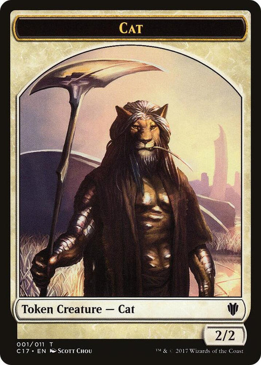 Cat #1 // Rat #3 Double-Sided Token Commander 2017