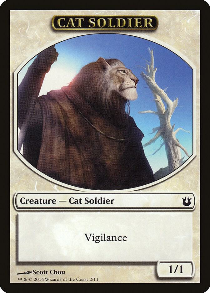 Cat Soldier Token #2 Born of the Gods