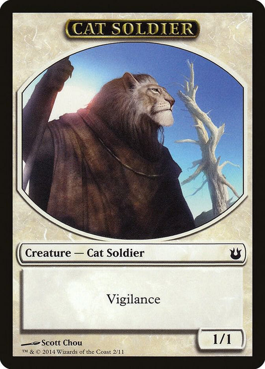 Cat Soldier Token #2 Born of the Gods