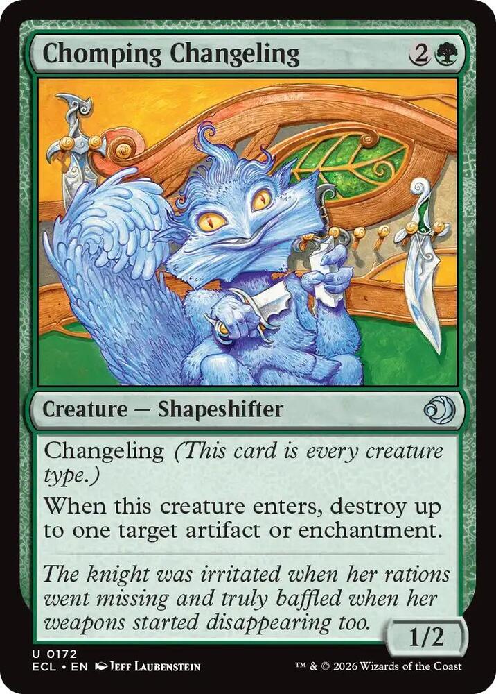 Chomping Changeling #172 Lorwyn Eclipsed