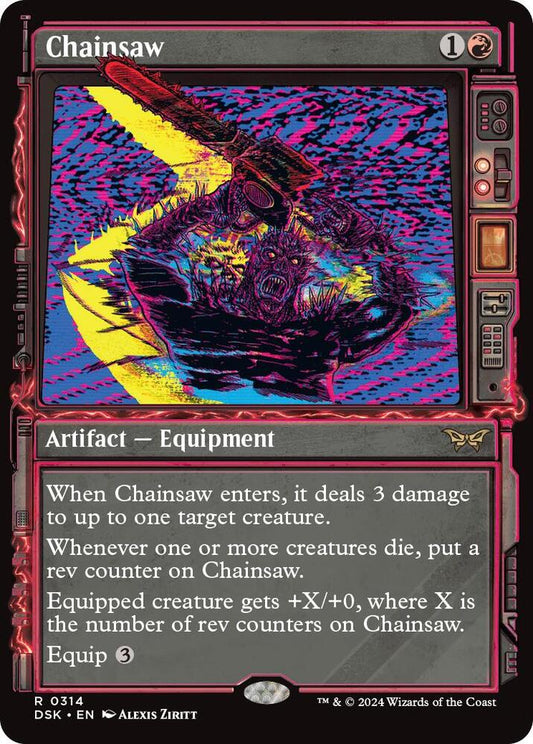 Chainsaw #314 (Showcase) FOIL Duskmourn: House of Horror