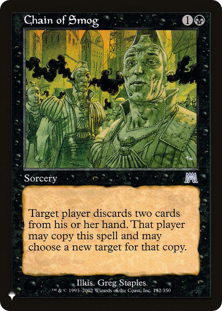 Chain of Smog #132 The List Reprints