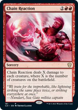 Chain Reaction #161 Commander 2021